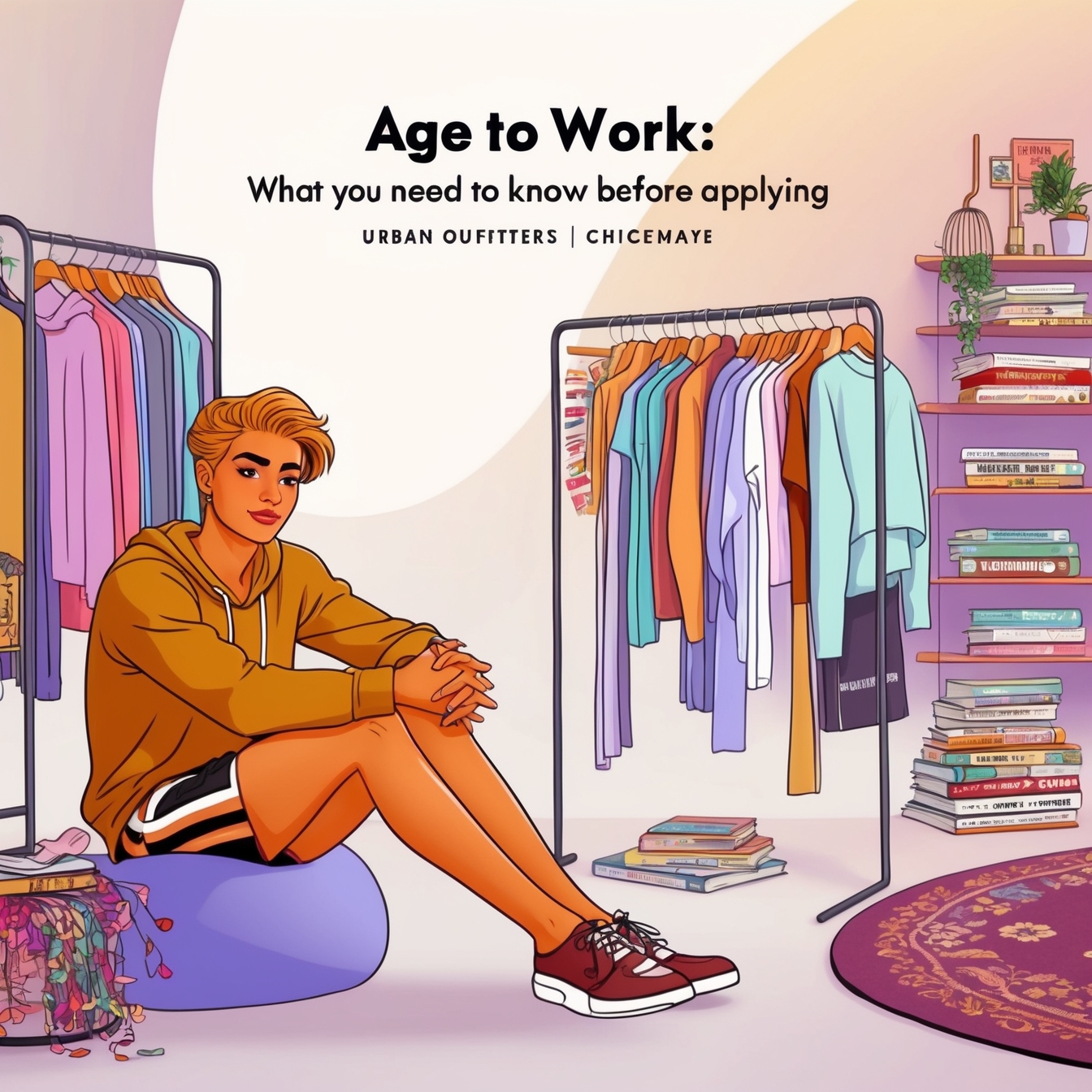 urban outfitters age to wrok