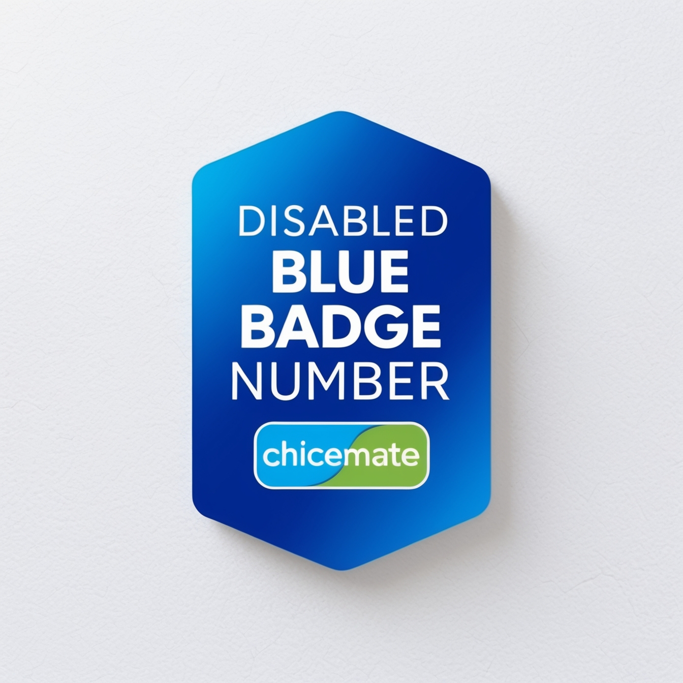 disabled blue badge phone number